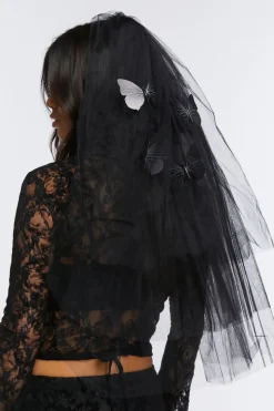 Tulle Butterfly Veil