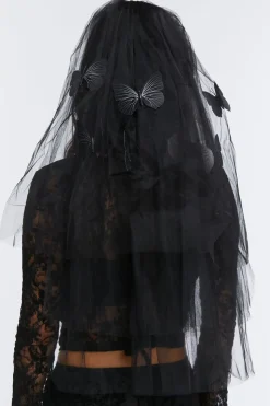 Tulle Butterfly Veil