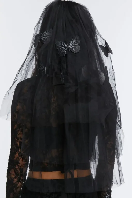 Tulle Butterfly Veil