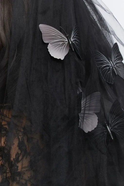 Tulle Butterfly Veil