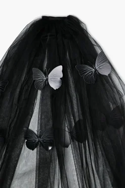Tulle Butterfly Veil