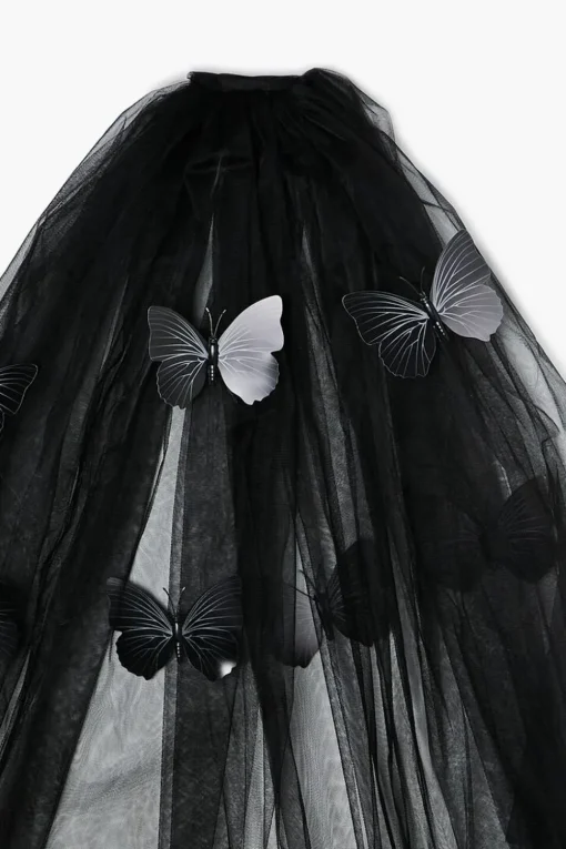Tulle Butterfly Veil