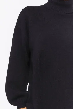 Turtleneck Mini Sweater Dress