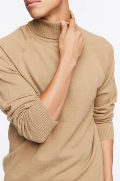 Turtleneck Raglan Sweater
