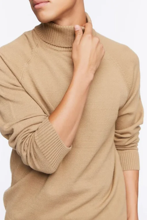 Turtleneck Raglan Sweater