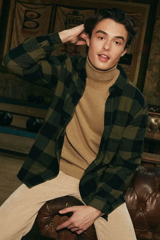Turtleneck Raglan Sweater