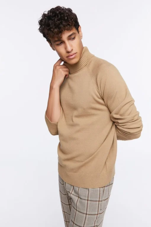 Turtleneck Raglan Sweater