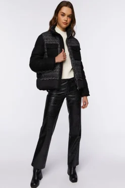 Tweed Puffer Jacket