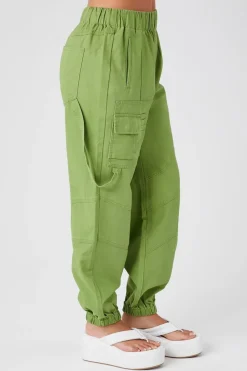 Twill Cargo Joggers