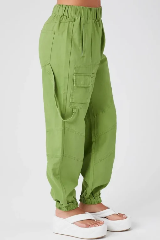 Twill Cargo Joggers