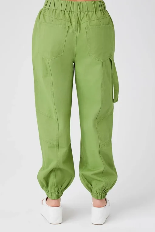 Twill Cargo Joggers