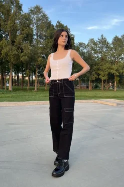 Twill Cargo Pants