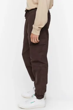Twill Drawstring Cargo Joggers