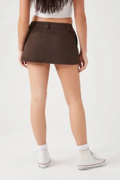 Twill Mini Skirt