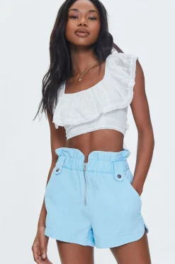 Twill Paperbag Shorts