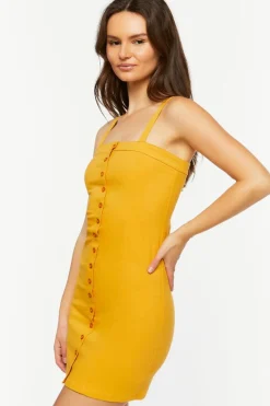 Twill Pinafore Mini Dress