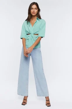 Twisted Cutout Top