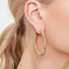 Twisted Hoop Earrings