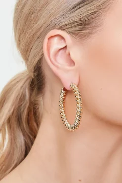 Twisted Hoop Earrings