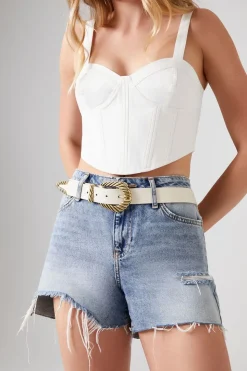 Twisted-Buckle Belt
