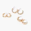 Upcycled Hoop Earring Set