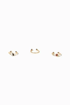 Upcycled Yin Yang Toe Ring Set