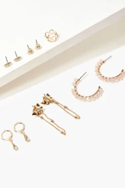 Variety Stud & Drop Earring Set