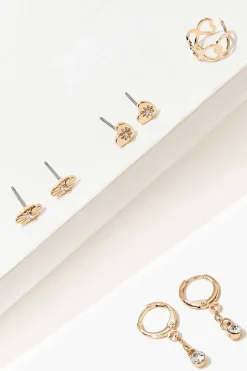 Variety Stud & Drop Earring Set
