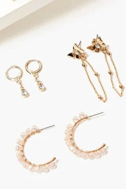 Variety Stud & Drop Earring Set