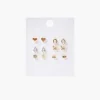 Variety Stud Charm Earring Set