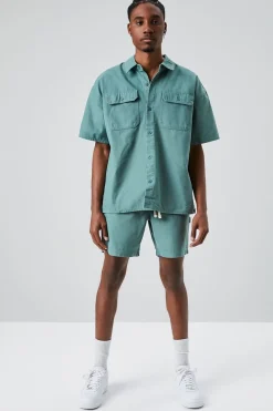 Vented Button-Front Shirt