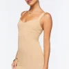 V-Neck Bodycon Mini Dress