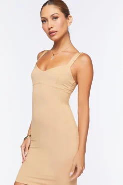 V-Neck Bodycon Mini Dress