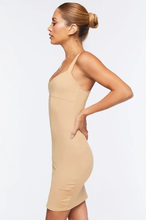 V-Neck Bodycon Mini Dress