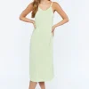 V-Neck Midi Cami Dress