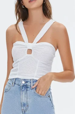 V-Strap Cutout Crop Top