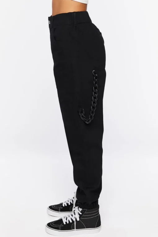 Wallet Chain Twill Joggers