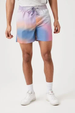 Watercolor Swim Trunks