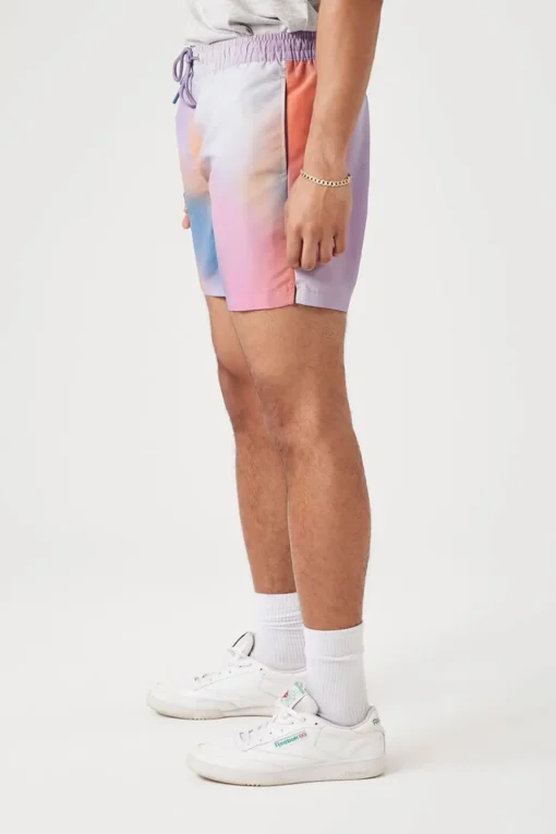 Watercolor Swim Trunks