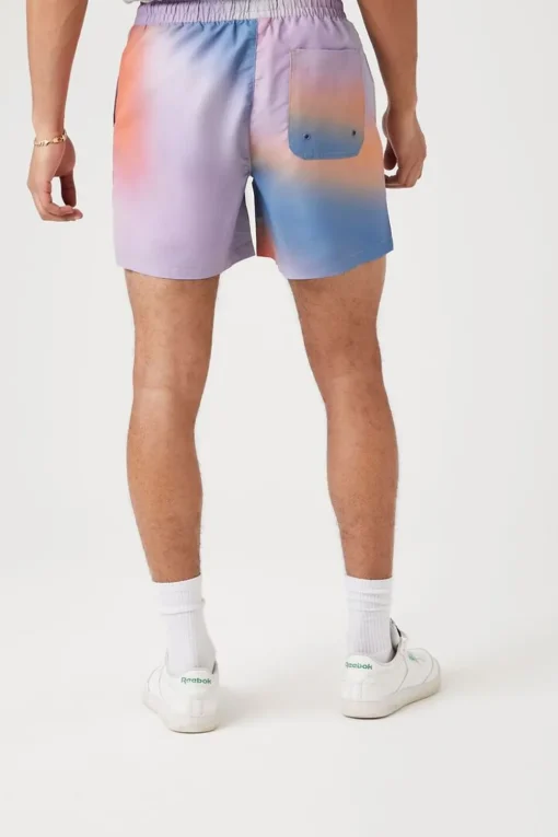 Watercolor Swim Trunks
