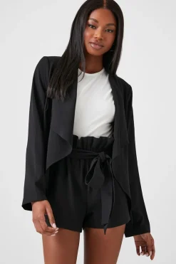 Waterfall Open-Front Blazer
