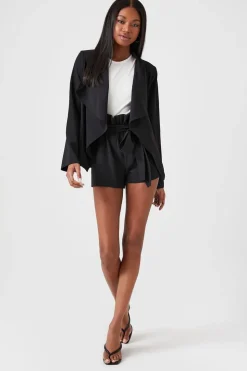 Waterfall Open-Front Blazer