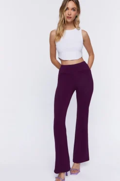 Welt Pocket Flare Pants