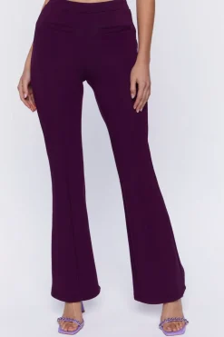 Welt Pocket Flare Pants
