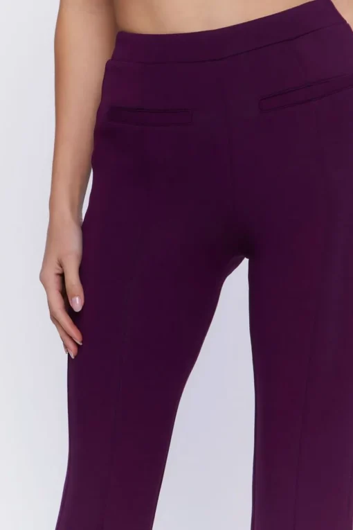Welt Pocket Flare Pants