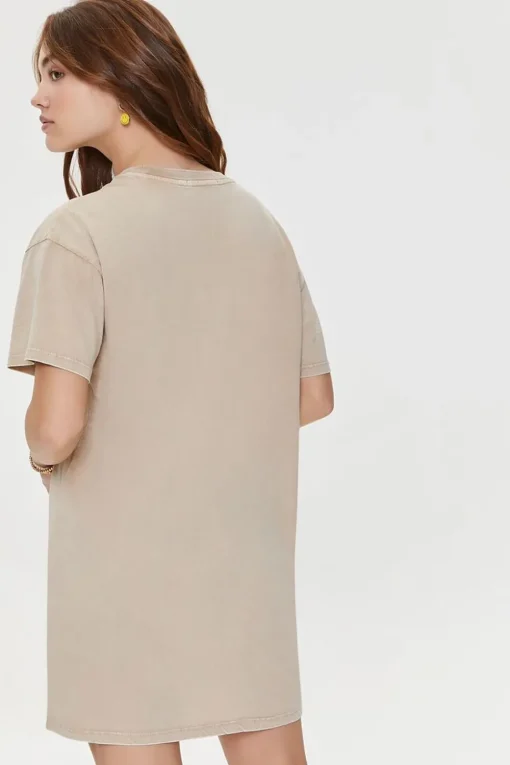 West Coast Graphic T-Shirt Dress