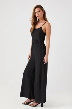 Wide-Leg Cami Jumpsuit