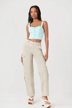 Wide-Leg Cargo Pants