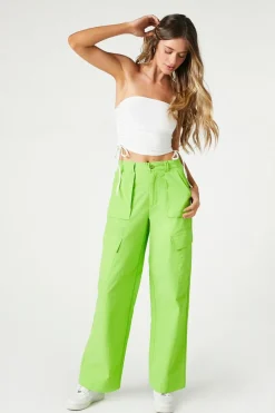 Wide-Leg Cargo Pants