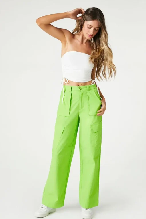 Wide-Leg Cargo Pants